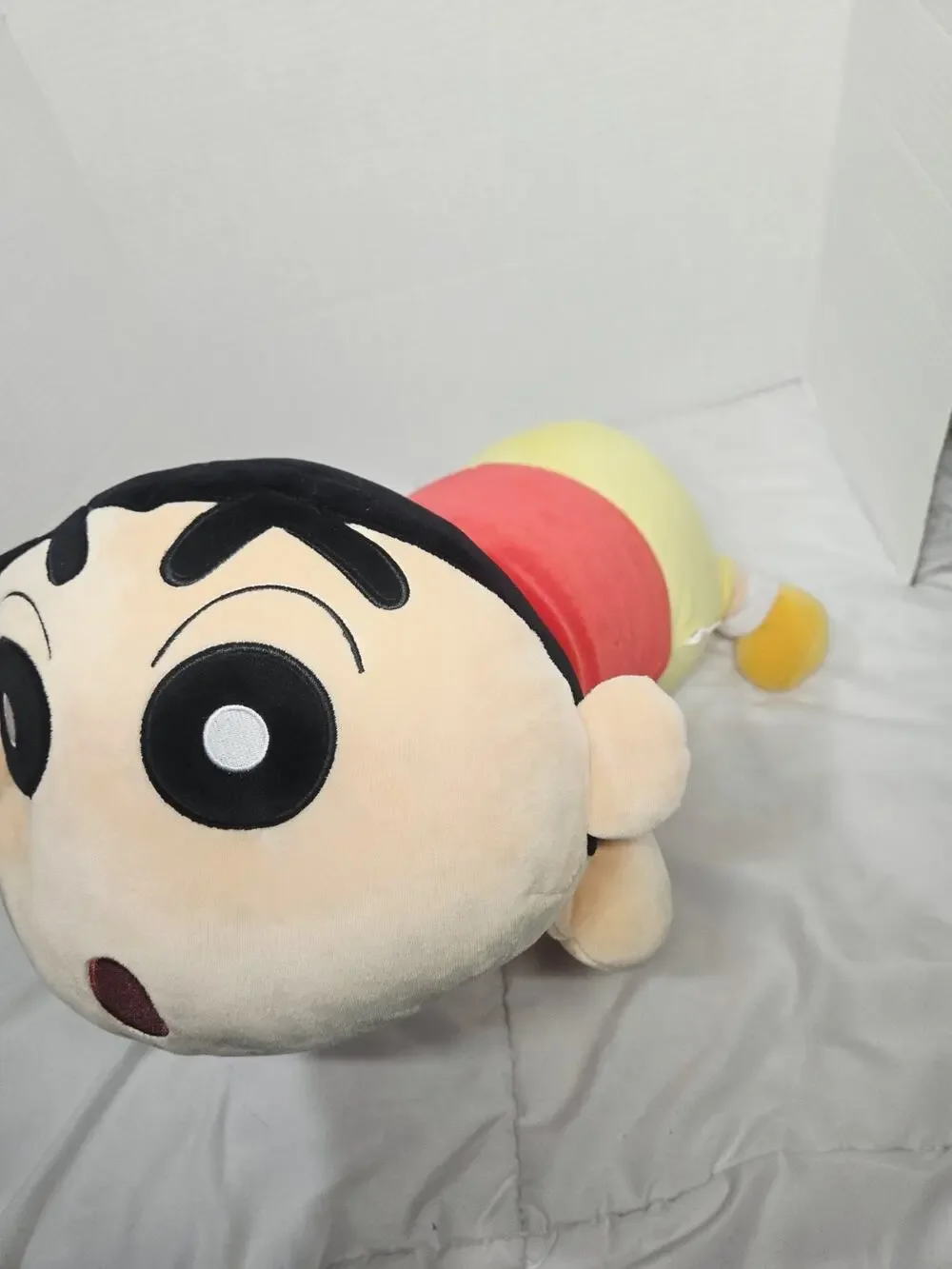Tees Factory Crayon Shin-chan Soft Lying Down Stuffed Retired Discontinued Mofug